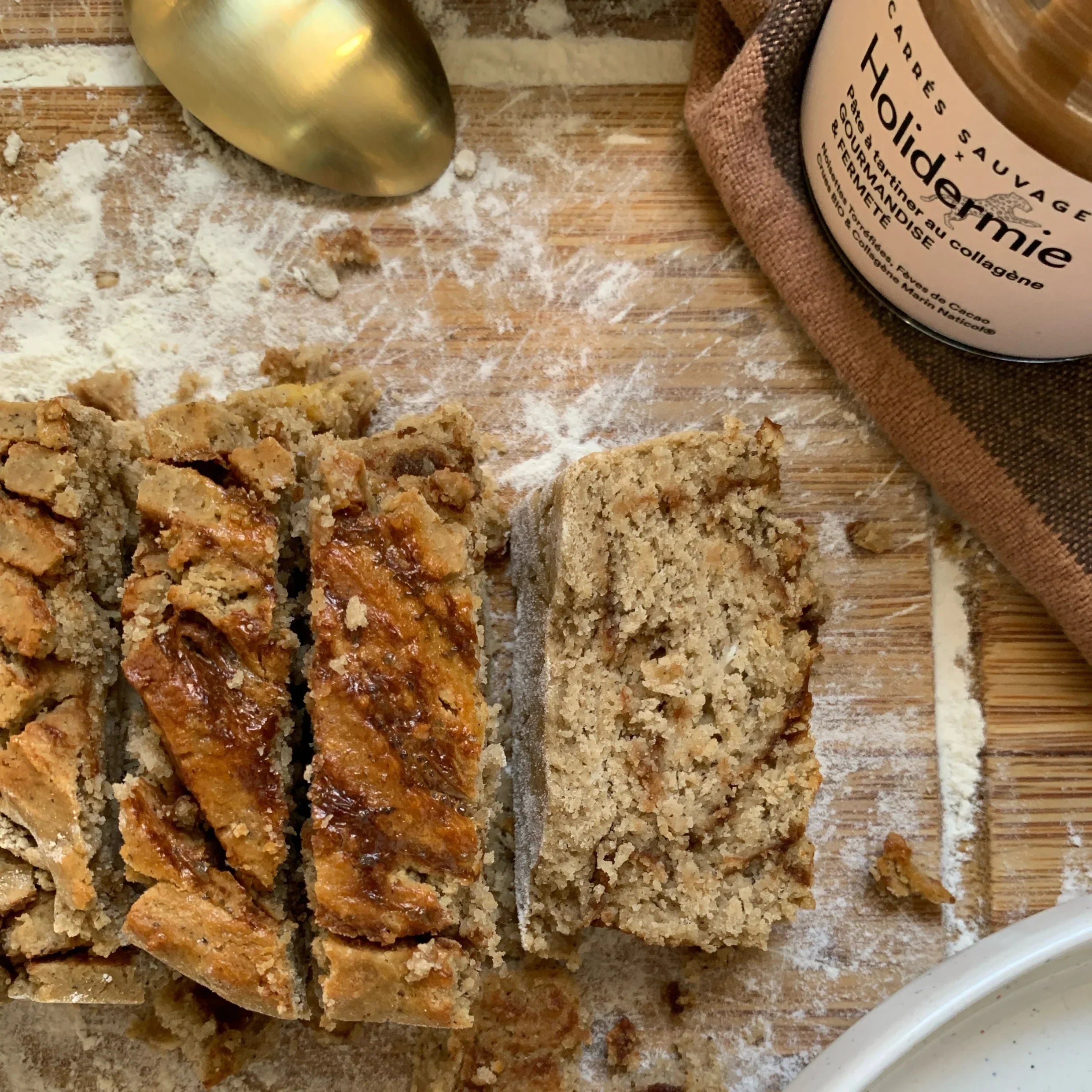 Pain brioché sans gluten au collagène façon babka