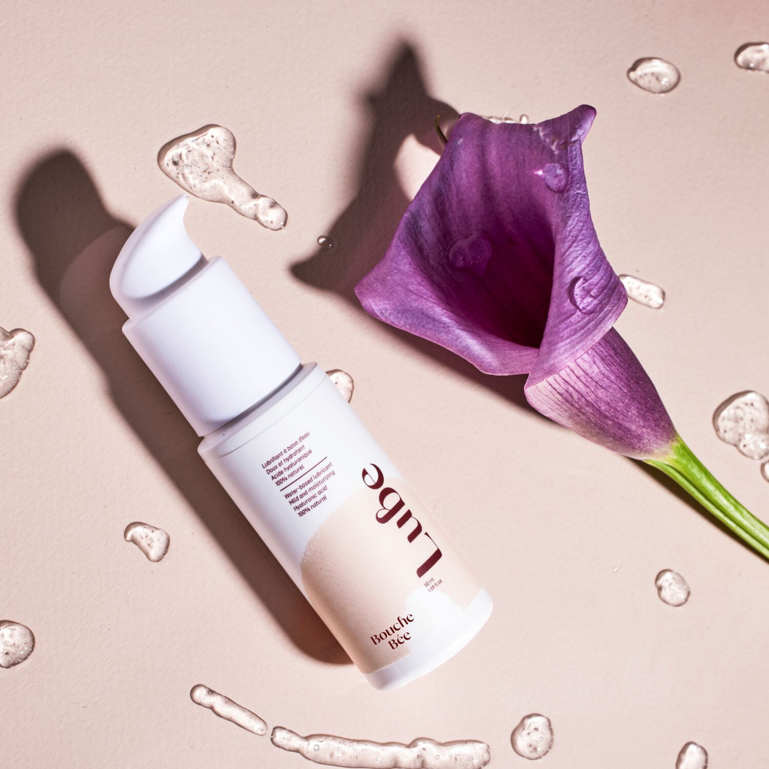 100% natural Lube lubricant with hyaluronic acid