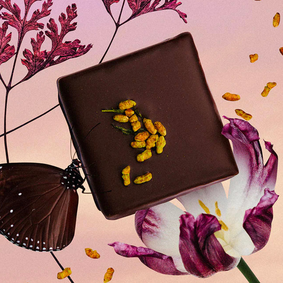 Raw Cocoa, Genmaicha & Brown Rice Soufflé - 4 sachets