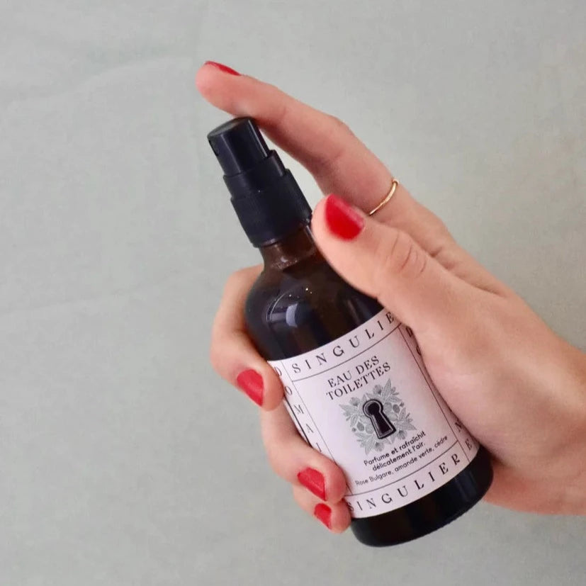 "Eau des toilettes" WC Spray smell control