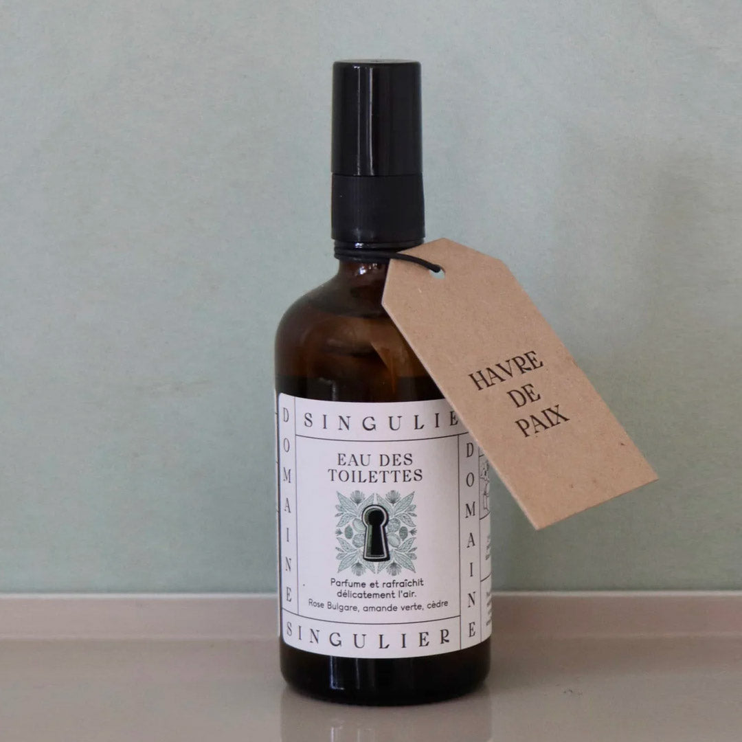 "Eau des toilettes" WC Spray smell control