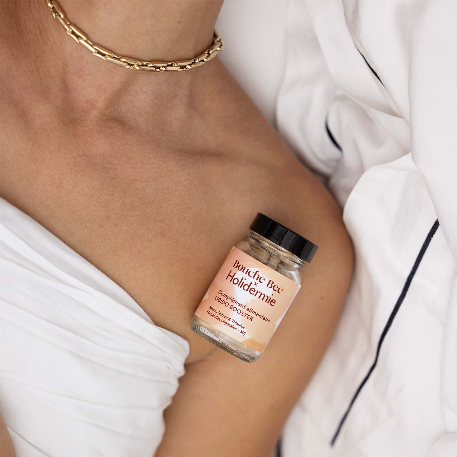 Complément alimentaire libido et vitalité intime Holidermie x Bouche Bée