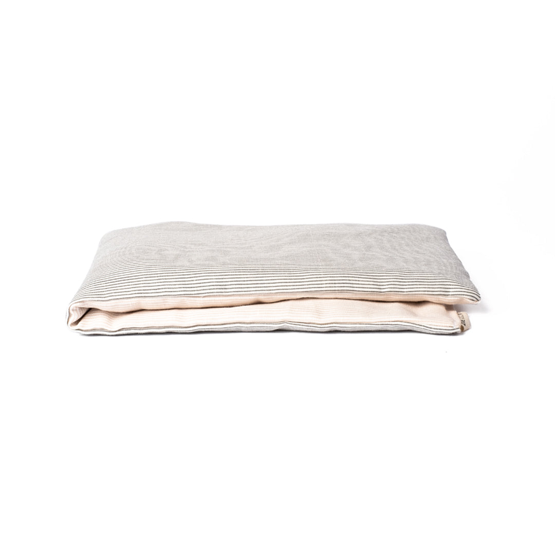 Bouillotte rayée noire et rose Dame Joucla