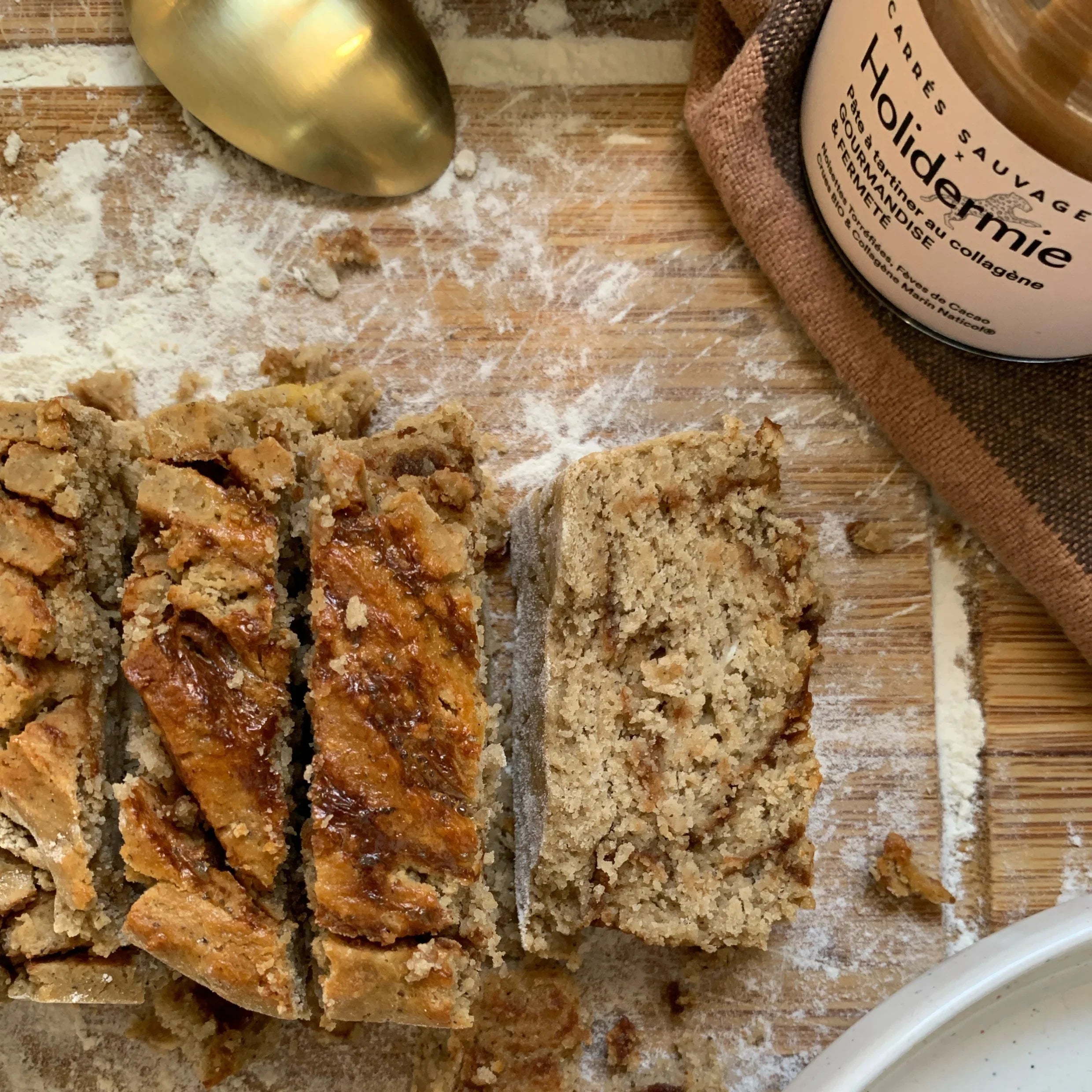 Pain brioché sans gluten au collagène façon babka