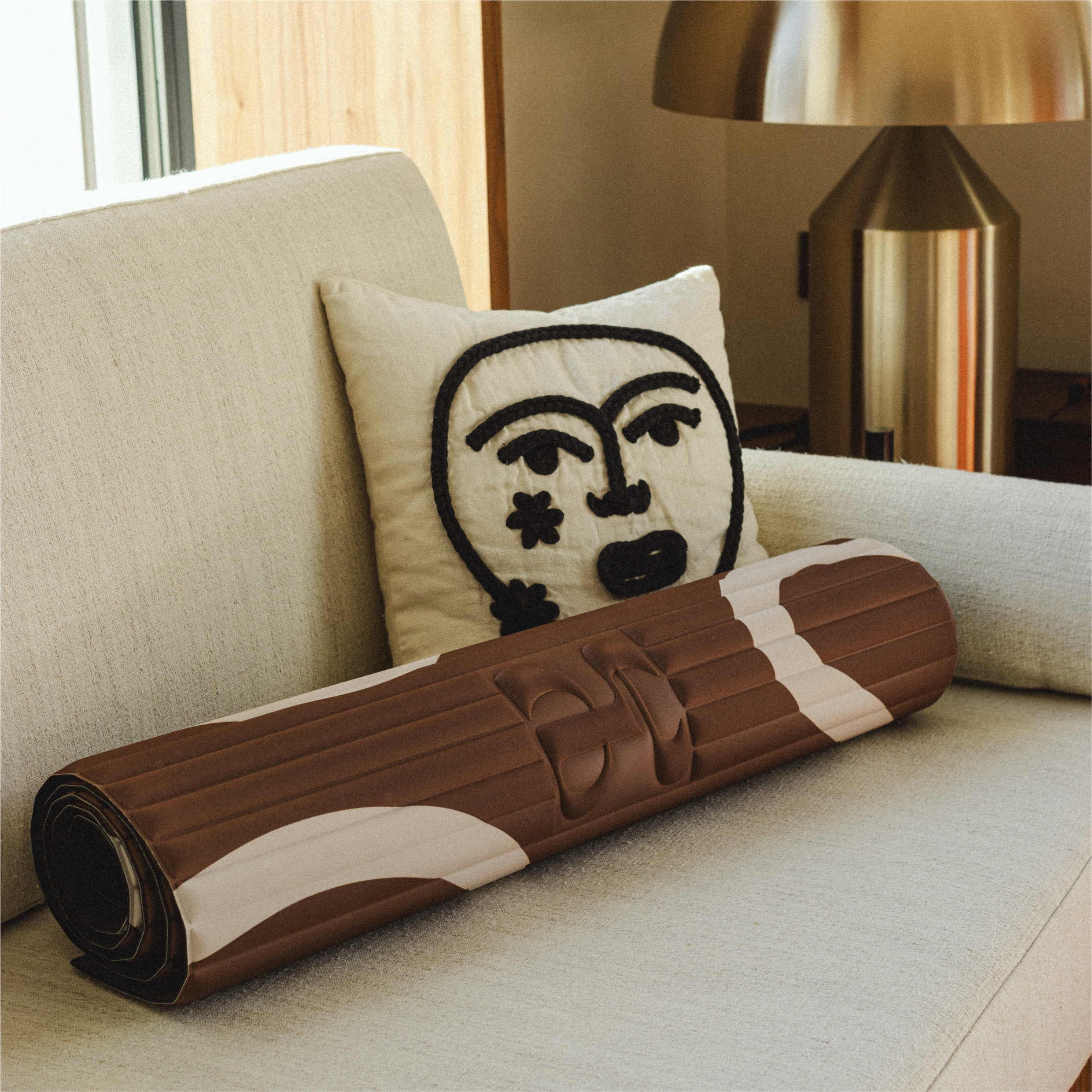 Archy yoga pilates mat - Bari Choco print