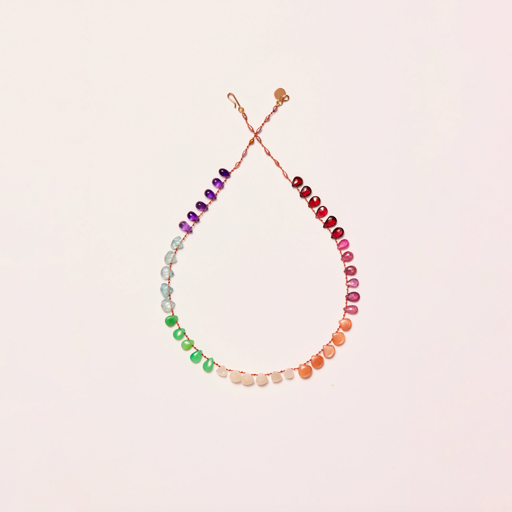 Necklace - Rainbow - Fan de Pierres