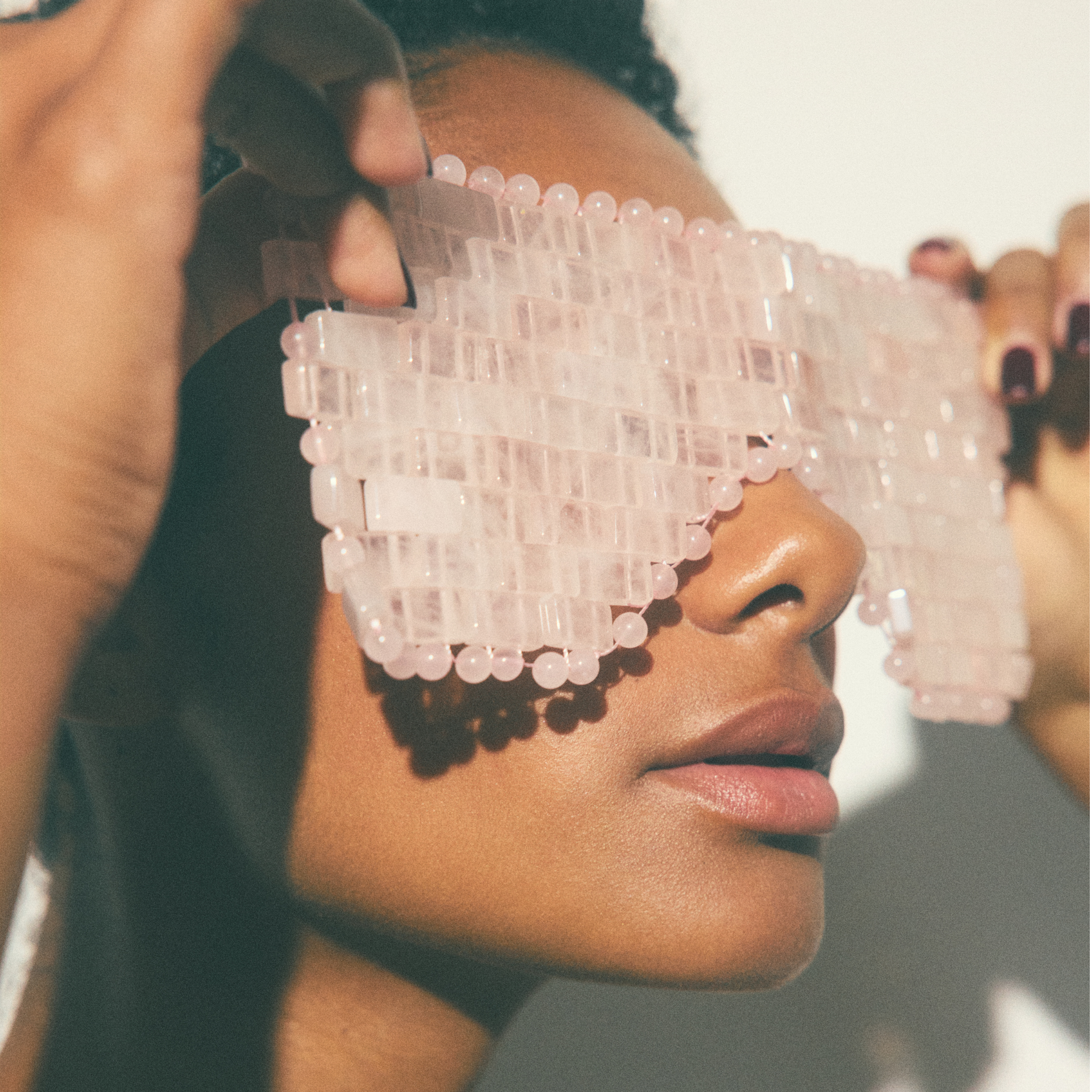 Rose Quartz Eye Mask