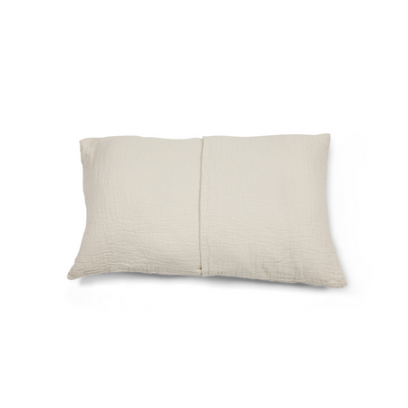 Housse de coussin jacquard coton bio "Punto"