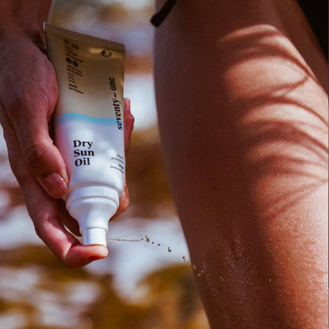 Natural sun oil for face and body SPF30