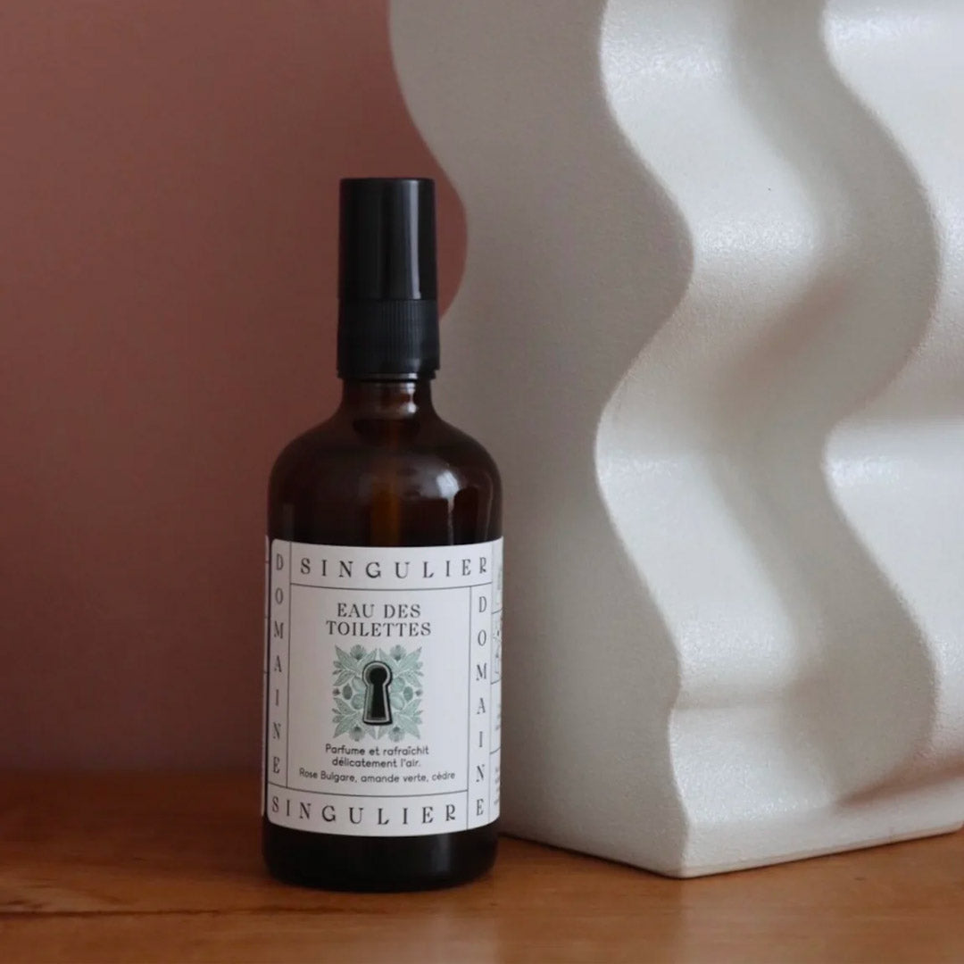 "Eau des toilettes" WC Spray smell control