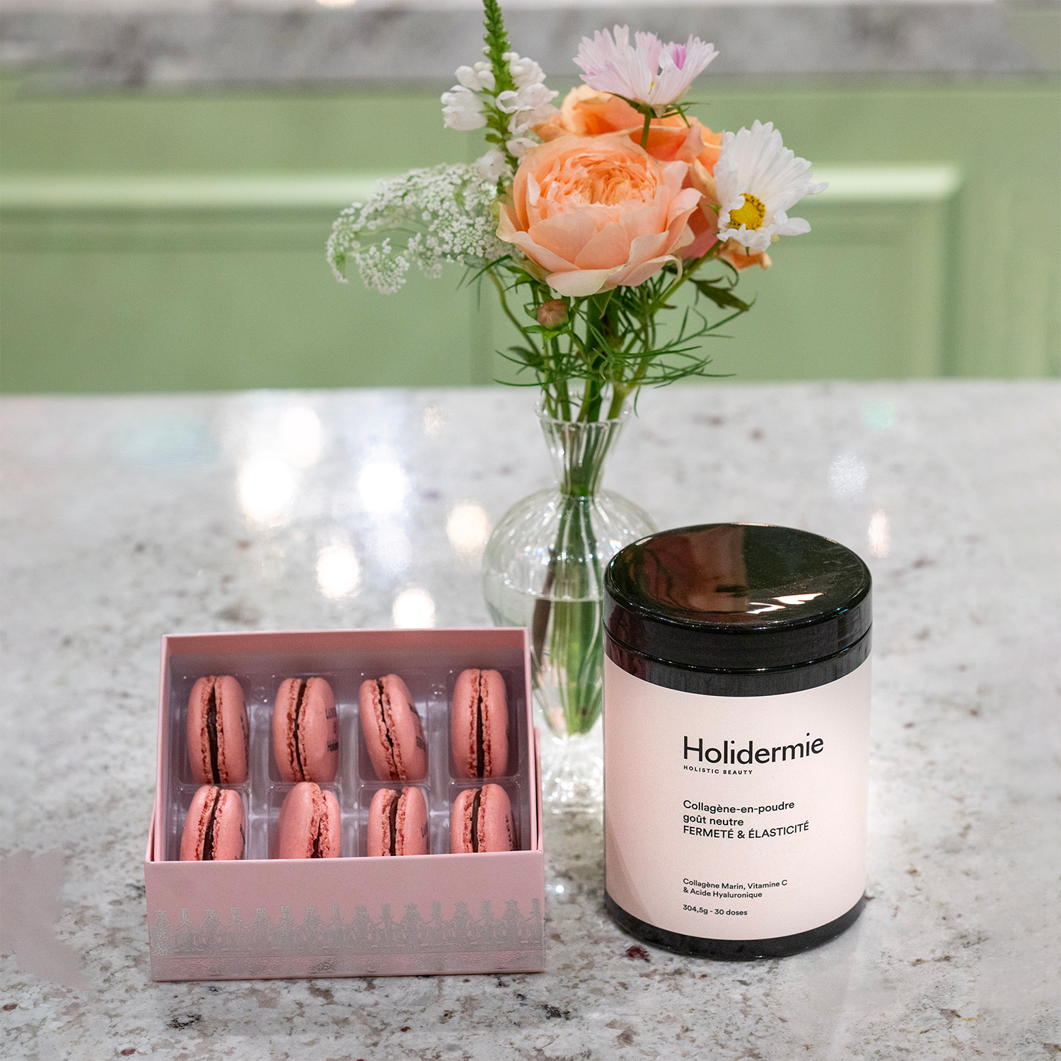 Collagen Chocolate Macaron Gift Box