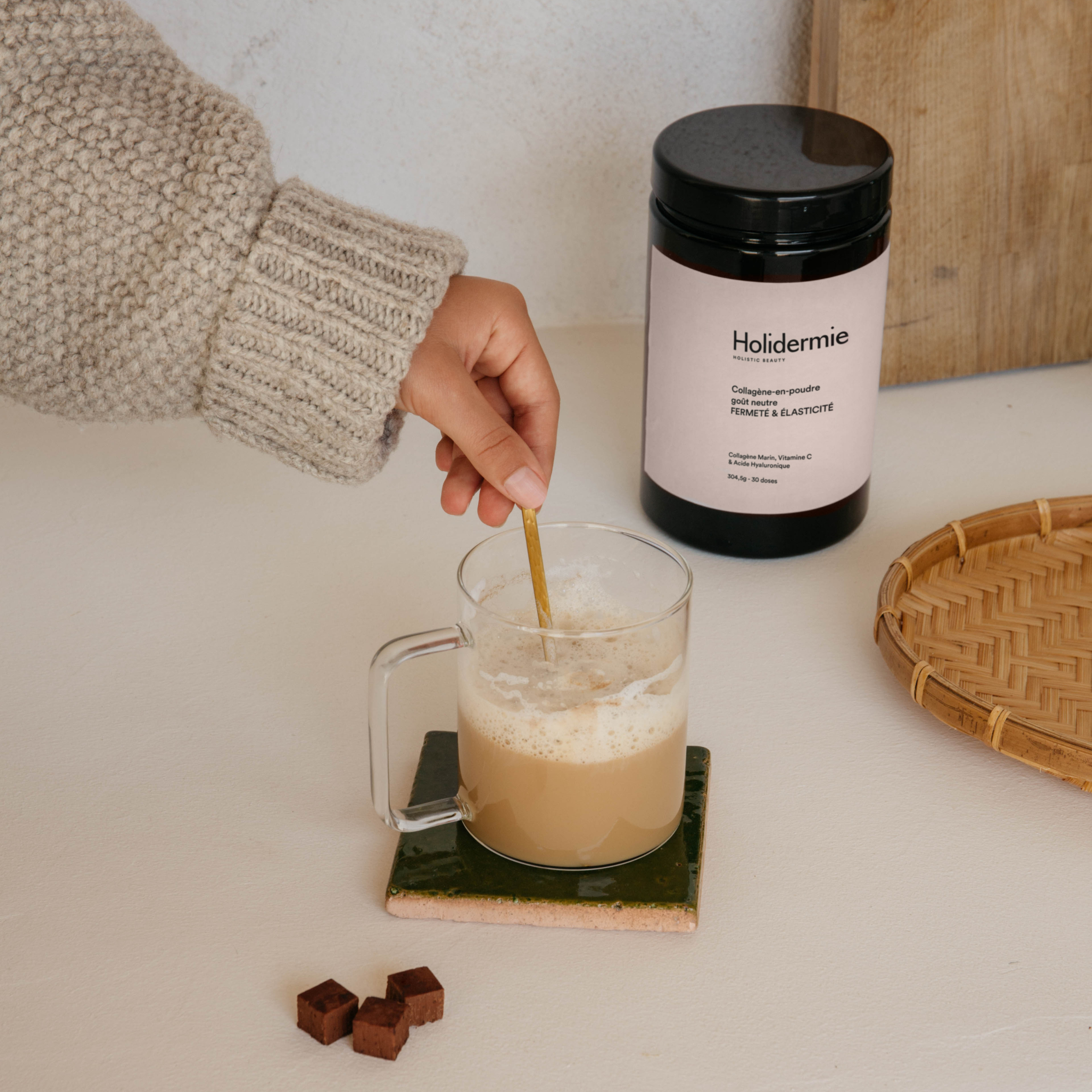 Collagen-in-powder