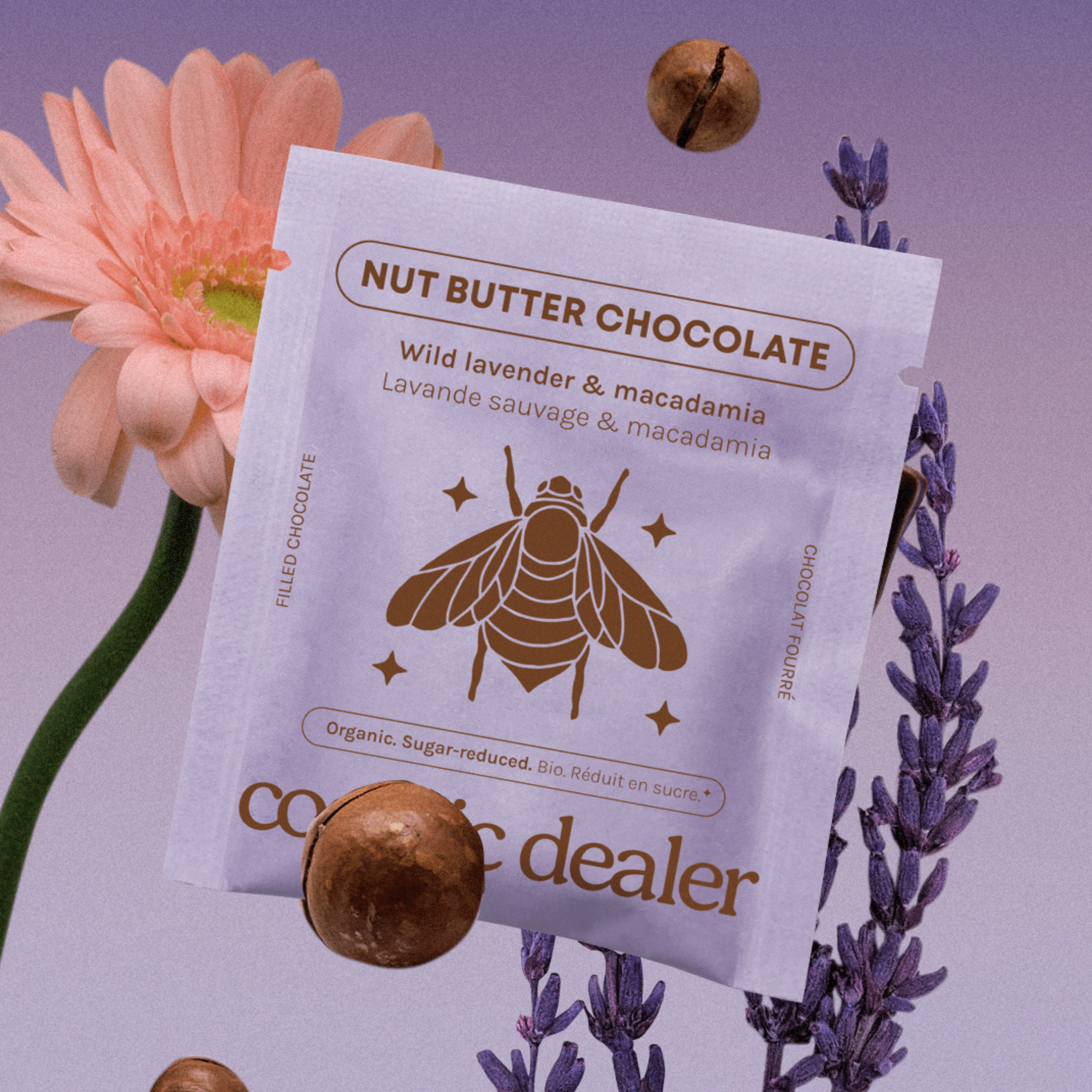 Organic Raw Cacao, Wild Lavender & Macadamia