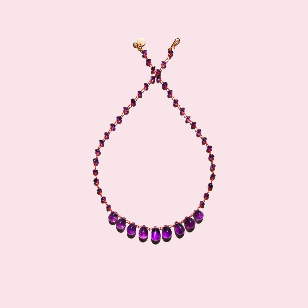 Necklace - Niilo chunky - Amethyst