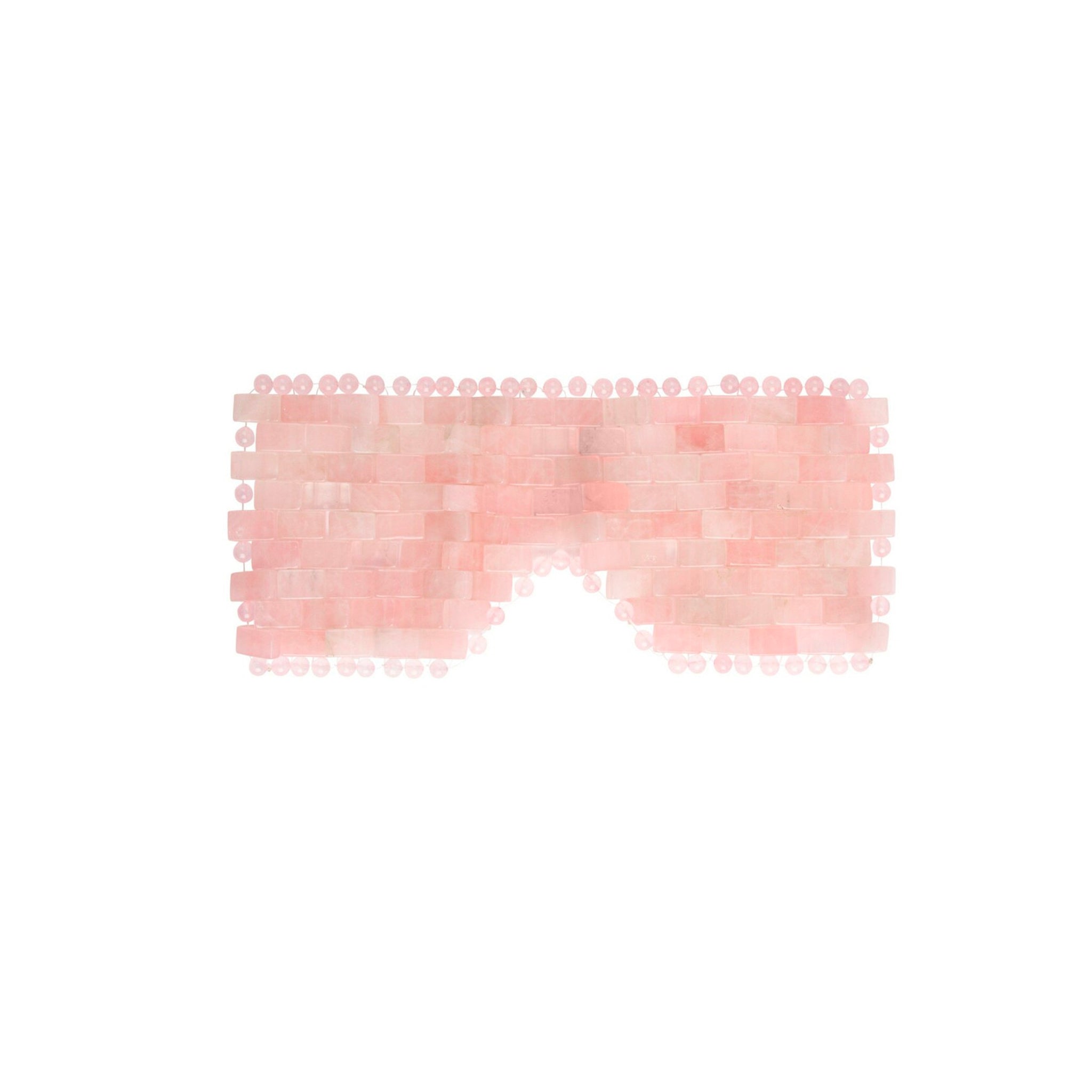 Rose quartz eye mask