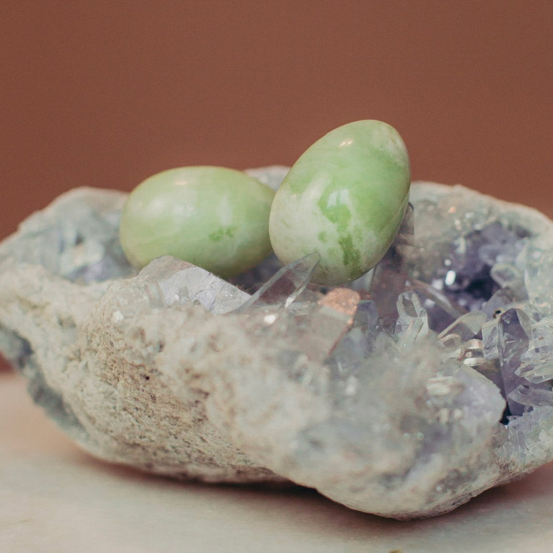 Yoni eggs in Green Jade