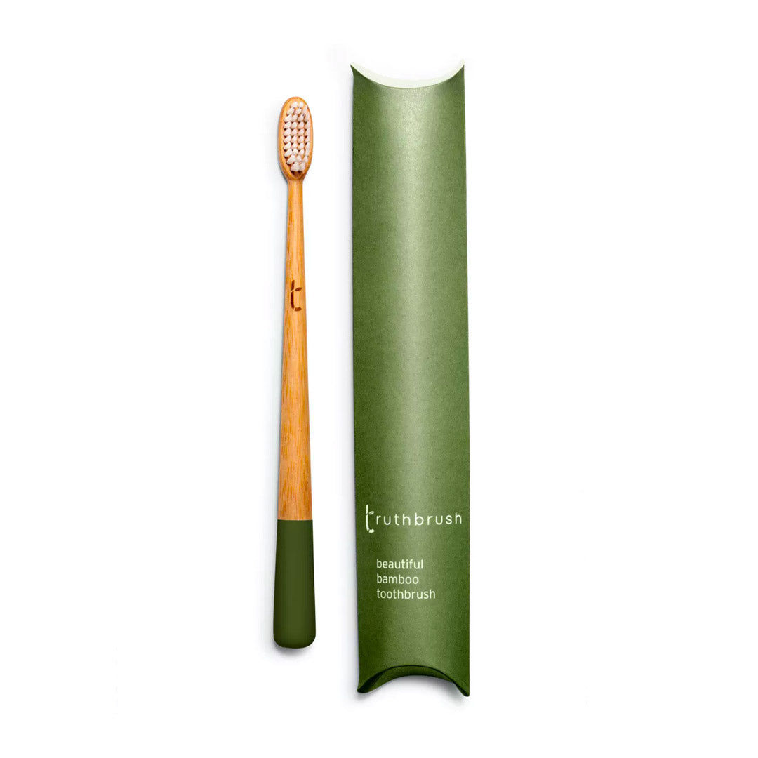 Green Bamboo Toothbrush 