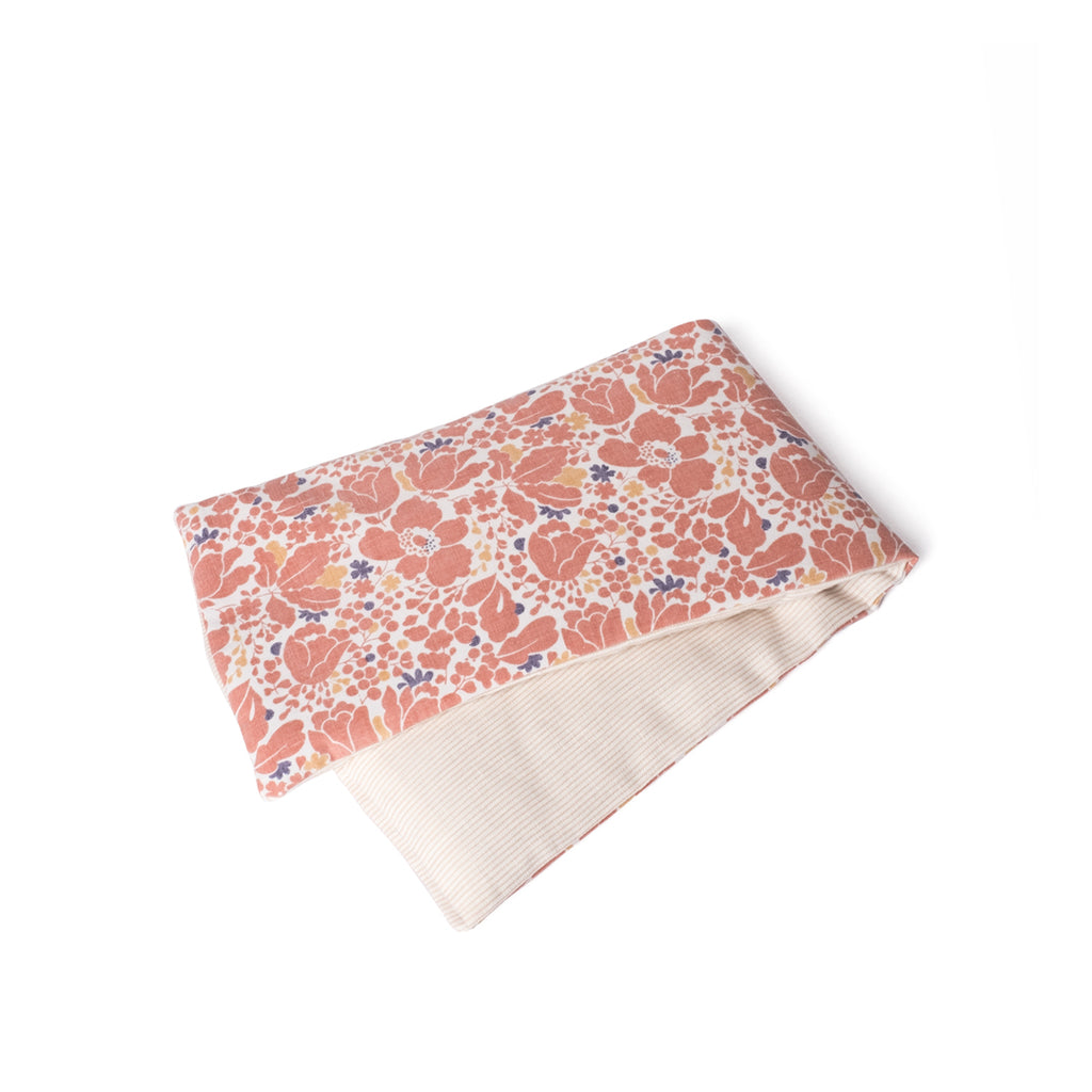 Bouillotte fleurie rayée rose Dame Joucla